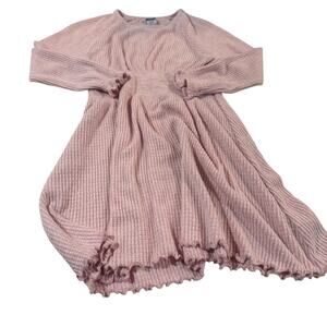 Old Navy Toddler Girl 4T Soft Pink Long Sleeve Dress